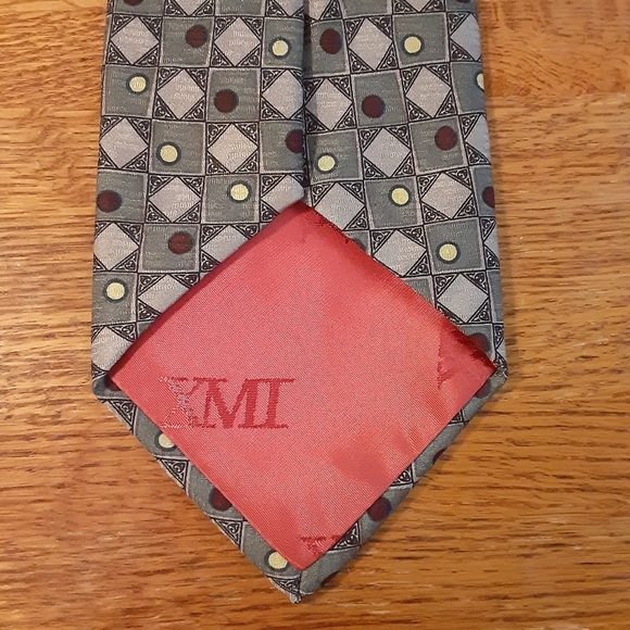 XMI for Nordstrom olive green and grey tie - Picture 3 of 4